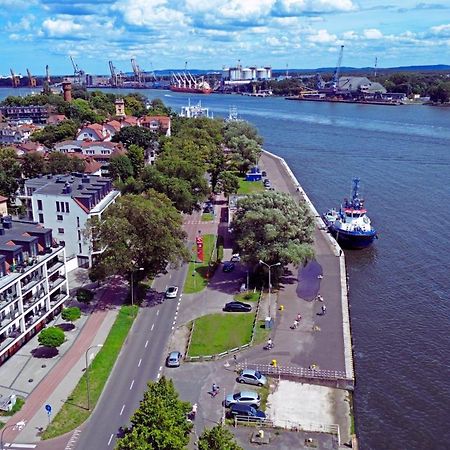 Sunset Apartments - Flotylla. Widok Na Port + Parking. Swinoujscie Ngoại thất bức ảnh