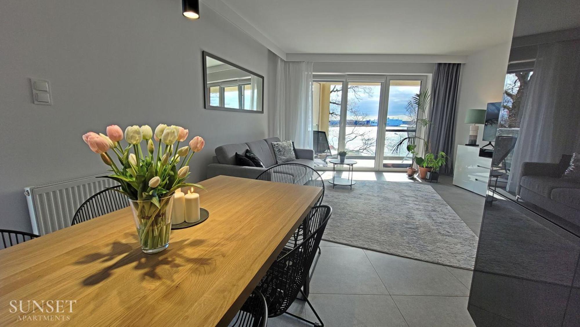 Sunset Apartments - Flotylla. Widok Na Port + Parking. Swinoujscie Ngoại thất bức ảnh